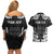 Personalised Aotearoa Couples Matching Off Shoulder Short Dress and Hawaiian Shirt Toitu Te Tiriti O Waitangi LT05 - Polynesian Pride