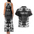 Personalised Aotearoa Couples Matching Tank Maxi Dress and Hawaiian Shirt Toitu Te Tiriti O Waitangi LT05 - Polynesian Pride