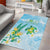 2025 Aloha Hawaii Area Rug Tropical Flowers And Honu