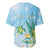 Personalised 2025 Aloha Hawaii Baseball Jersey Tropical Flowers And Honu