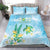 2025 Aloha Hawaii Bedding Set Tropical Flowers And Honu