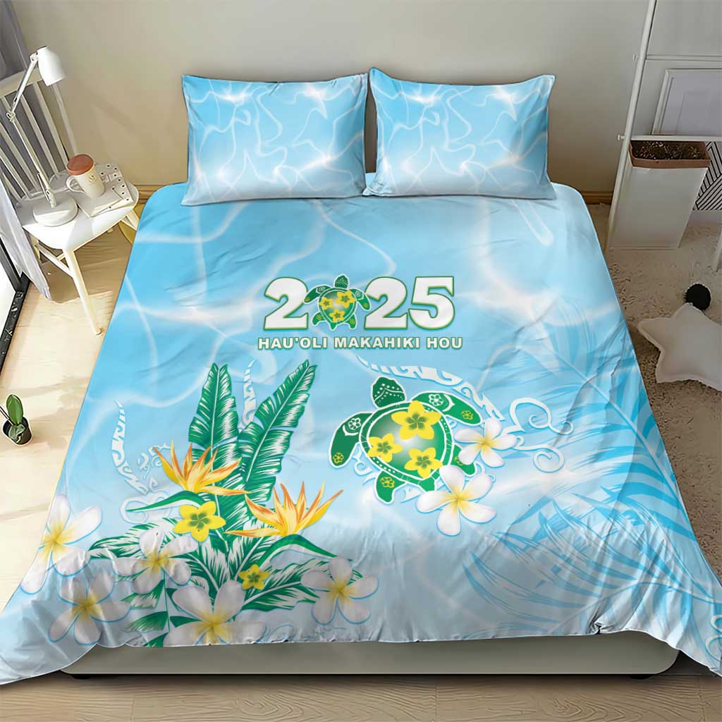 2025 Aloha Hawaii Bedding Set Tropical Flowers And Honu LT05 - Polynesian Pride