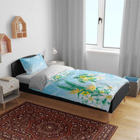 2025 Aloha Hawaii Bedding Set Tropical Flowers And Honu LT05 - Polynesian Pride