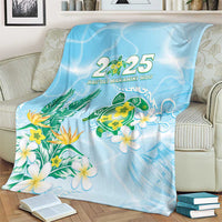 2025 Aloha Hawaii Blanket Tropical Flowers And Honu LT05 - Polynesian Pride