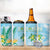 2025 Aloha Hawaii 4 in 1 Can Cooler Tumbler Tropical Flowers And Honu