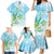 Personalised 2025 Aloha Hawaii Family Matching Mermaid Dress and Hawaiian Shirt Tropical Flowers And Honu