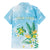 Personalised 2025 Aloha Hawaii Family Matching Mermaid Dress and Hawaiian Shirt Tropical Flowers And Honu