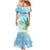 Personalised 2025 Aloha Hawaii Family Matching Mermaid Dress and Hawaiian Shirt Tropical Flowers And Honu