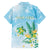 Personalised 2025 Aloha Hawaii Family Matching Off Shoulder Maxi Dress and Hawaiian Shirt Tropical Flowers And Honu