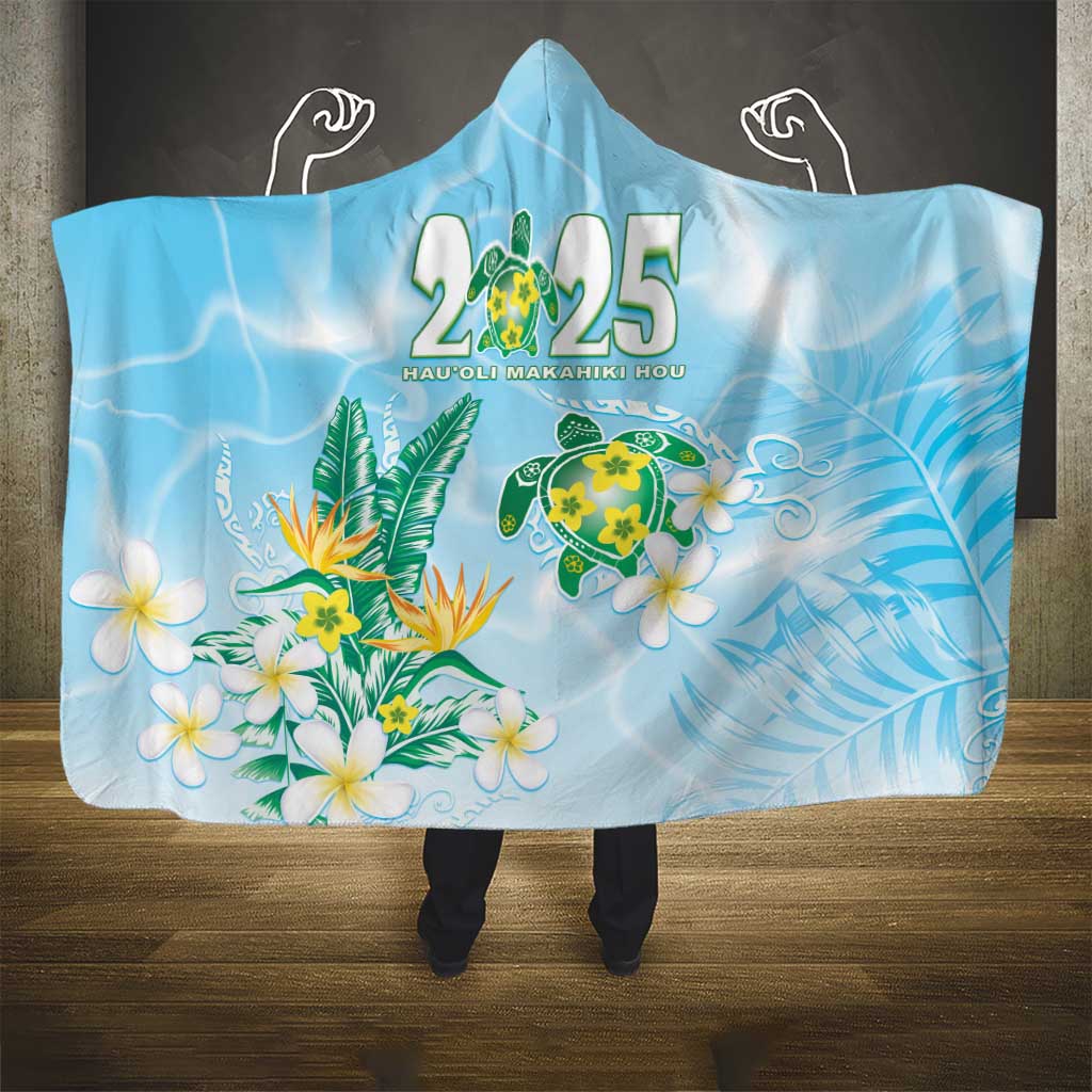 2025 Aloha Hawaii Hooded Blanket Tropical Flowers And Honu LT05 - Polynesian Pride