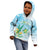 Personalised 2025 Aloha Hawaii Kid Hoodie Tropical Flowers And Honu