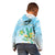 Personalised 2025 Aloha Hawaii Kid Hoodie Tropical Flowers And Honu