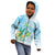 Personalised 2025 Aloha Hawaii Kid Hoodie Tropical Flowers And Honu