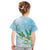 Personalised 2025 Aloha Hawaii Kid T Shirt Tropical Flowers And Honu