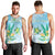 Personalised 2025 Aloha Hawaii Men Tank Top Tropical Flowers And Honu