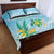 2025 Aloha Hawaii Quilt Bed Set Tropical Flowers And Honu