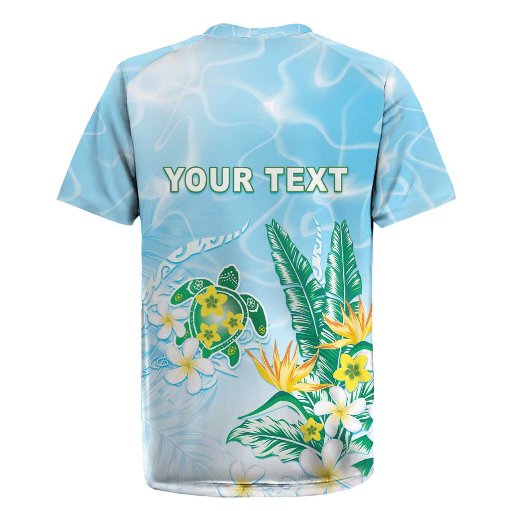 Personalised 2025 Aloha Hawaii Rugby Jersey Tropical Flowers And Honu LT05 - Polynesian Pride