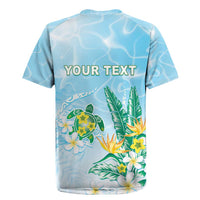 Personalised 2025 Aloha Hawaii Rugby Jersey Tropical Flowers And Honu LT05 - Polynesian Pride