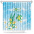 2025 Aloha Hawaii Shower Curtain Tropical Flowers And Honu