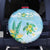 2025 Aloha Hawaii Spare Tire Cover Tropical Flowers And Honu