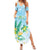 Personalised 2025 Aloha Hawaii Summer Maxi Dress Tropical Flowers And Honu