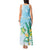 Personalised 2025 Aloha Hawaii Tank Maxi Dress Tropical Flowers And Honu