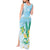 Personalised 2025 Aloha Hawaii Tank Maxi Dress Tropical Flowers And Honu