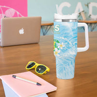 2025 Aloha Hawaii Tumbler With Handle Tropical Flowers And Honu LT05 - Polynesian Pride