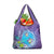 Hawaii Honu Grocery Bag Tropical Flowers Purple Gradient