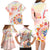 Happy Holi Festival Family Matching Long Sleeve Bodycon Dress and Hawaiian Shirt Rangoli With Polynesian Pattern LT05 - Polynesian Pride