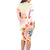 Happy Holi Festival Family Matching Long Sleeve Bodycon Dress and Hawaiian Shirt Rangoli With Polynesian Pattern LT05 - Polynesian Pride