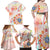 Happy Holi Festival Family Matching Off Shoulder Maxi Dress and Hawaiian Shirt Rangoli With Polynesian Pattern LT05 - Polynesian Pride