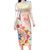 Happy Holi Festival Long Sleeve Bodycon Dress Rangoli With Polynesian Pattern LT05 Long Dress White - Polynesian Pride