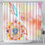 Happy Holi Festival Shower Curtain Rangoli With Polynesian Pattern LT05 - Polynesian Pride