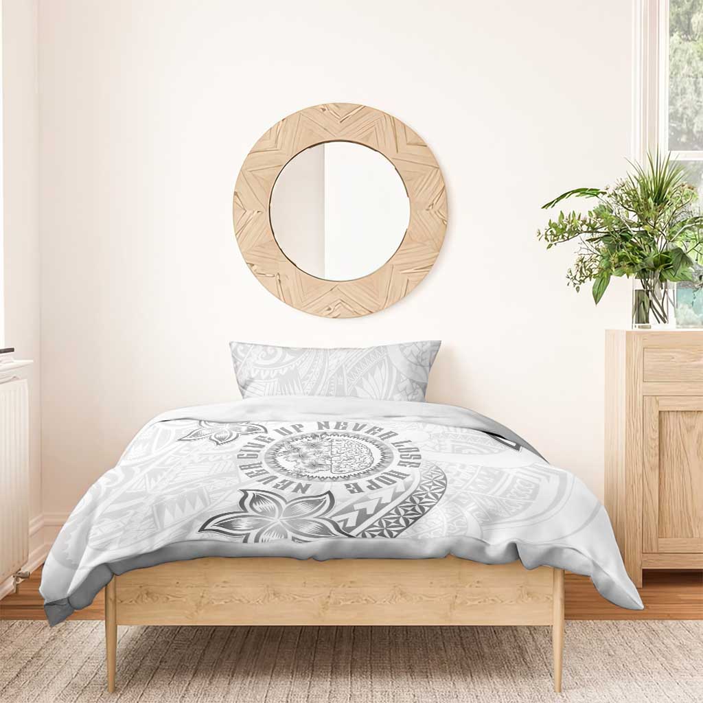 Brain Cancer Warrior Bedding Set Never Give Up LT05 - Polynesian Pride