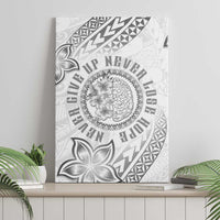 Brain Cancer Warrior Canvas Wall Art Never Give Up LT05 - Polynesian Pride