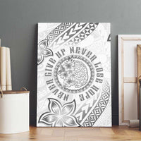 Brain Cancer Warrior Canvas Wall Art Never Give Up LT05 - Polynesian Pride