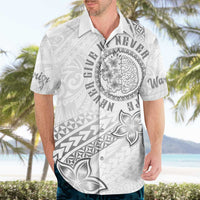 Brain Cancer Warrior Hawaiian Shirt Never Give Up LT05 - Polynesian Pride