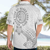 Brain Cancer Warrior Hawaiian Shirt Never Give Up LT05 - Polynesian Pride