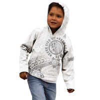 Brain Cancer Warrior Kid Hoodie Never Give Up LT05 - Polynesian Pride
