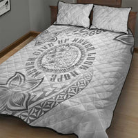 Brain Cancer Warrior Quilt Bed Set Never Give Up LT05 - Polynesian Pride