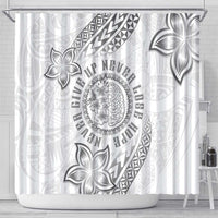 Brain Cancer Warrior Shower Curtain Never Give Up LT05 - Polynesian Pride