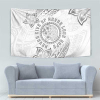 Brain Cancer Warrior Tapestry Never Give Up LT05 - Polynesian Pride