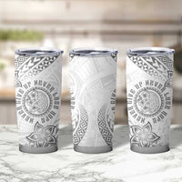 Brain Cancer Warrior Tumbler Cup Never Give Up LT05 - Polynesian Pride