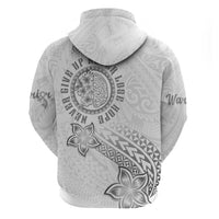 Brain Cancer Warrior Zip Hoodie Never Give Up LT05 - Polynesian Pride