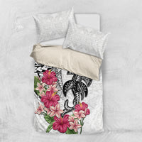 White Polynesian Hammerhead Shark Tribal Pattern Bedding Set LT05 US Twin 172cm x 218cm White - Polynesian Pride