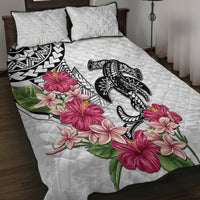 White Polynesian Hammerhead Shark Tribal Pattern Quilt Bed Set LT05 White - Polynesian Pride