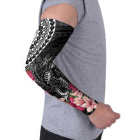 Black Polynesian Hammerhead Shark Tribal Pattern Arm Sleeves LT05 - Polynesian Pride