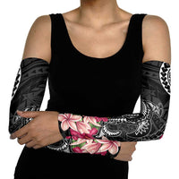 Black Polynesian Hammerhead Shark Tribal Pattern Arm Sleeves LT05 - Polynesian Pride