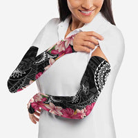 Black Polynesian Hammerhead Shark Tribal Pattern Arm Sleeves LT05 - Polynesian Pride